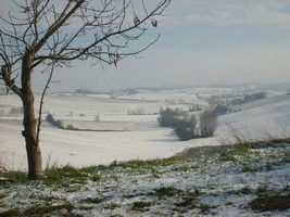 Esparsac sous la neige