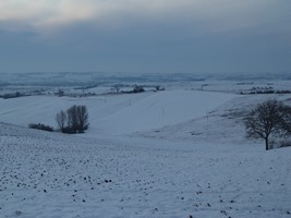 Esparsac sous la neige