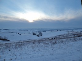 Esparsac sous la neige